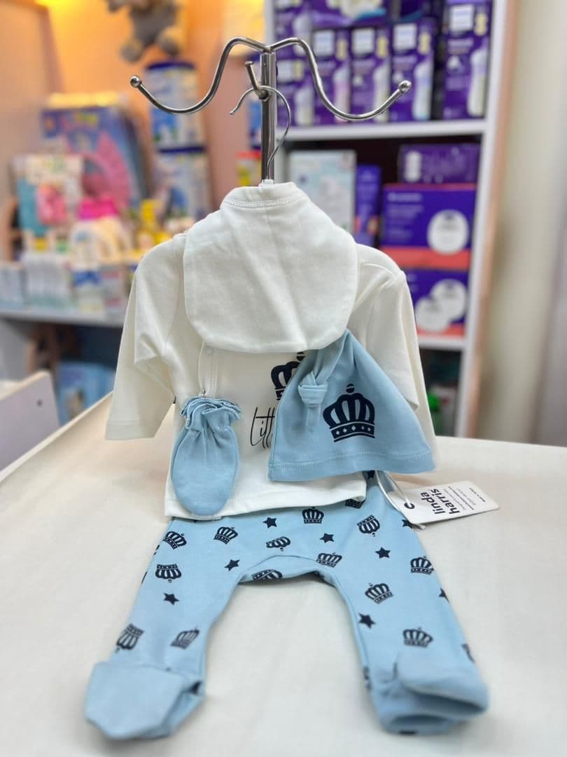 طقم نزلة ازرق ملكي