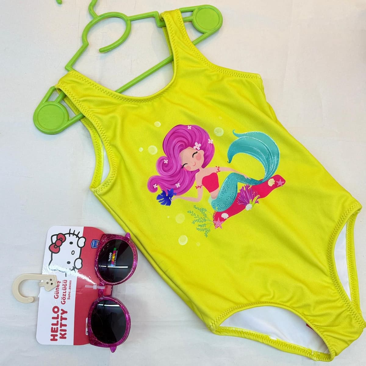 مايو سباحة اصفر حورية بحر 4-5سنين