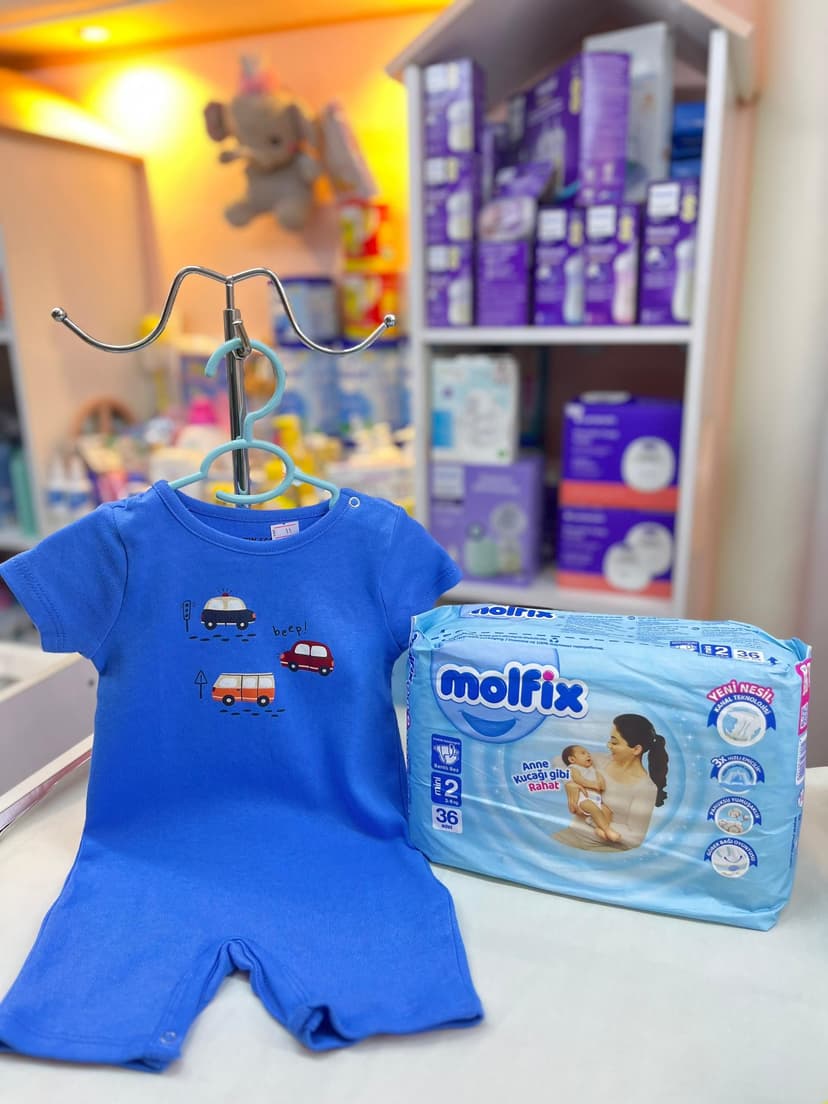 افرول ازرق سيارات 6-9شهور