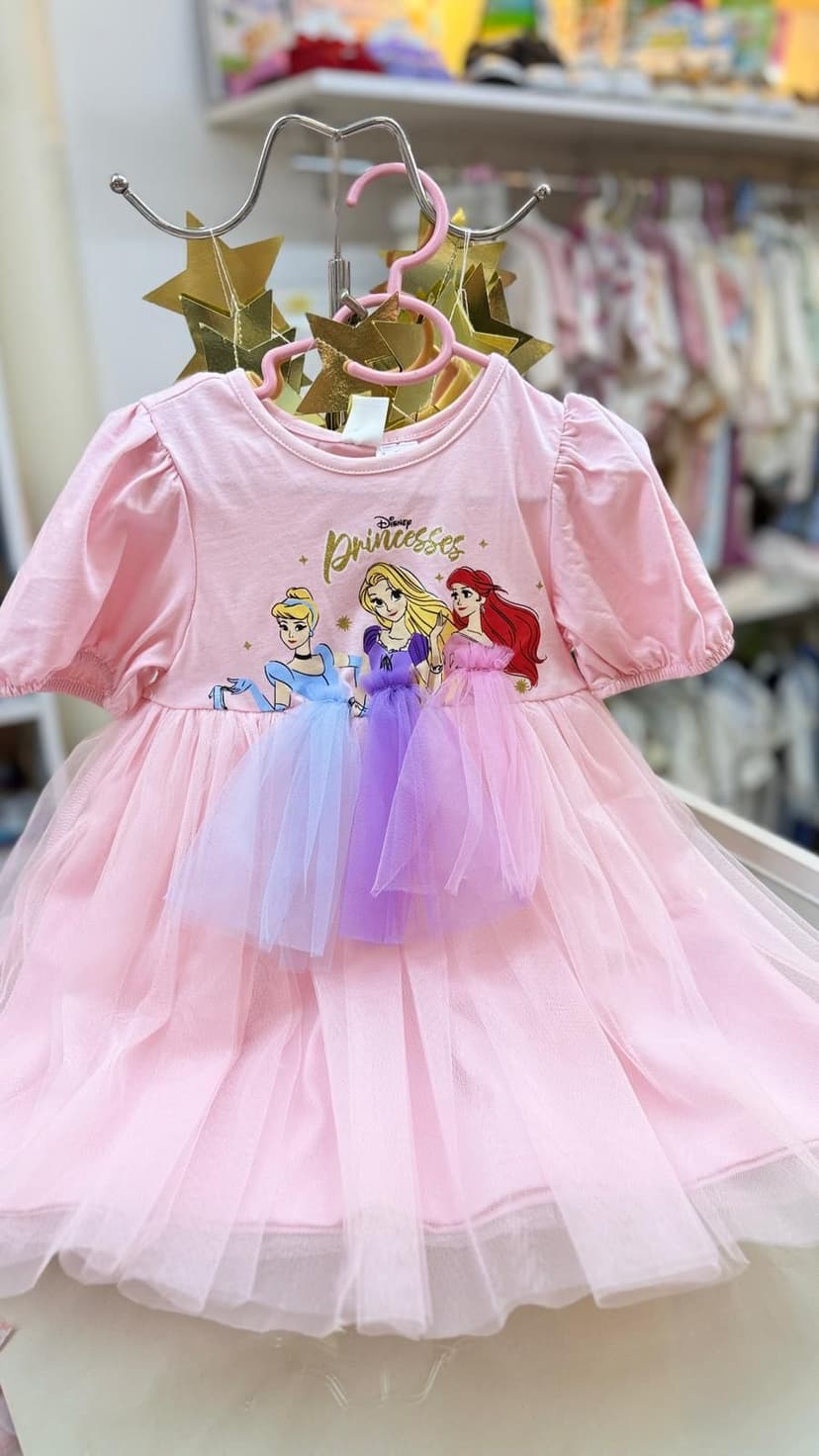 فستان اميرات ديزني 1-2سنة