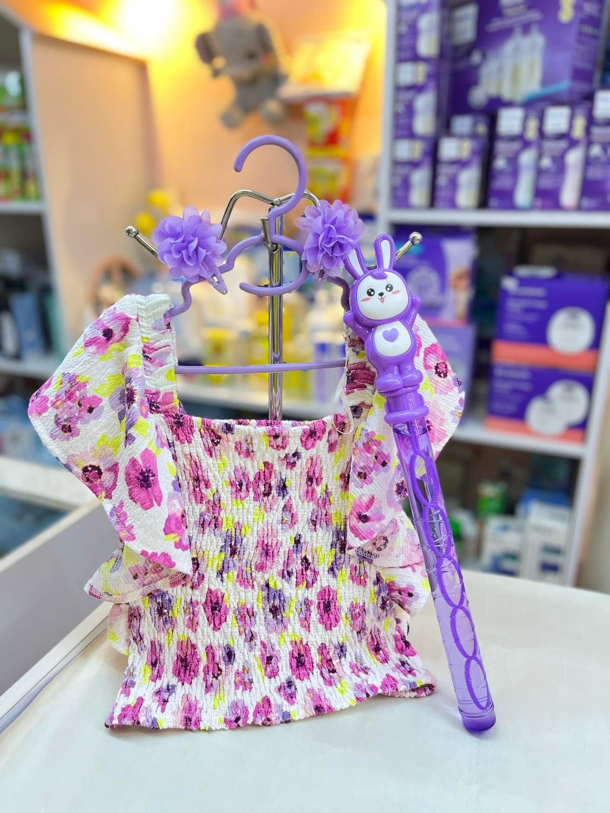 كنزة موردة موف 7-8سنين