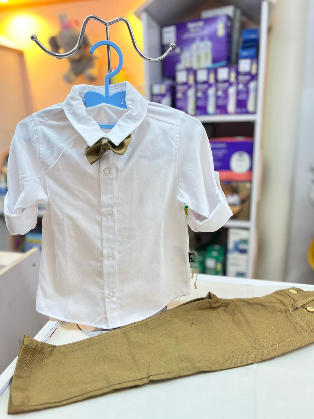 طقم رسمي بني 1سنة