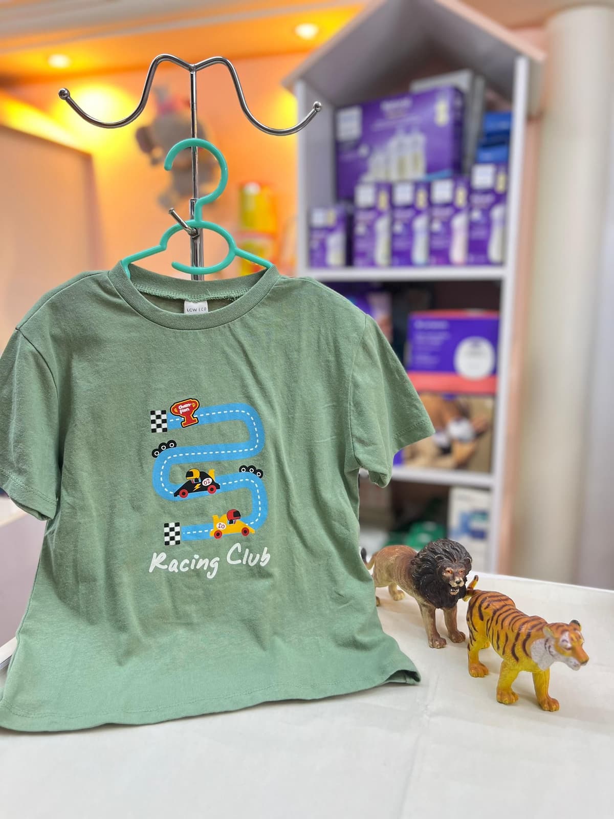 كنزة خضراسباق سيارات 9-12شهر