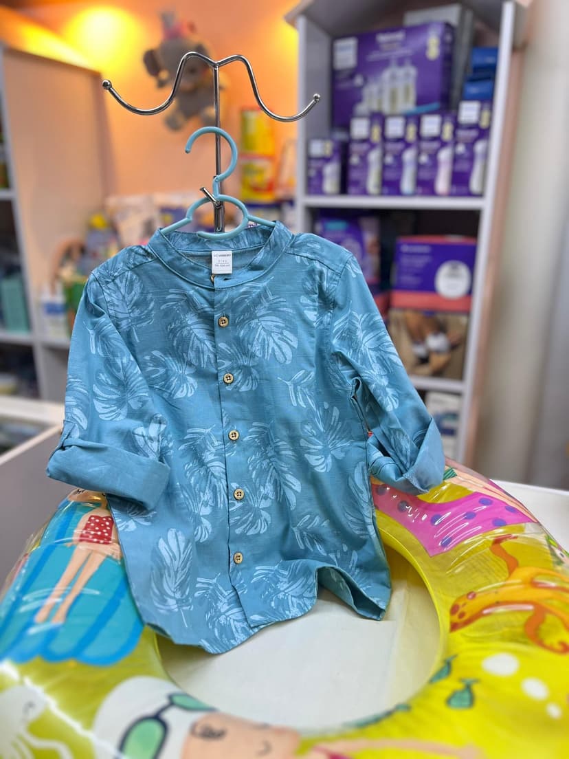 كنزةتركواز شجرات3-4سنين