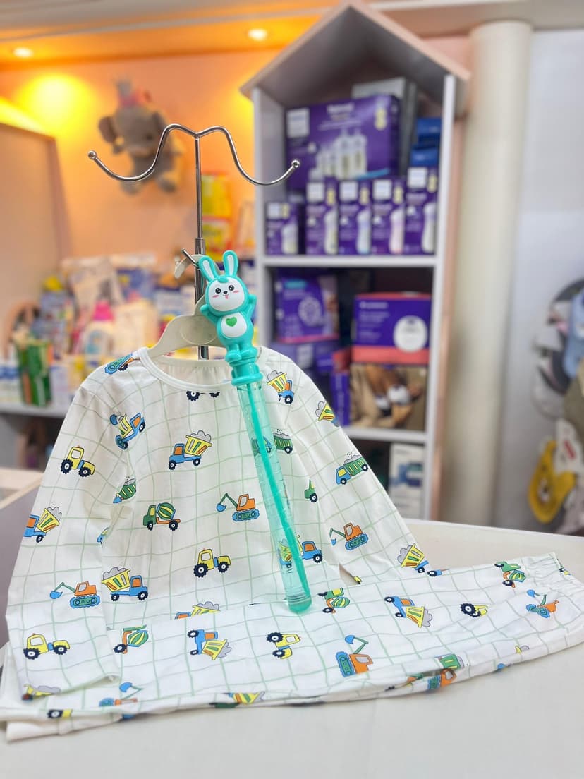 بجامة سكري رافعات 3-4سنين