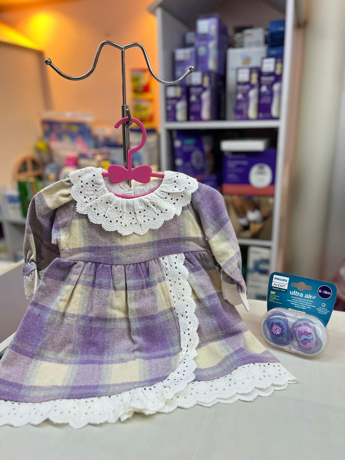 فستان كارويات موف وتوتي 12شهر