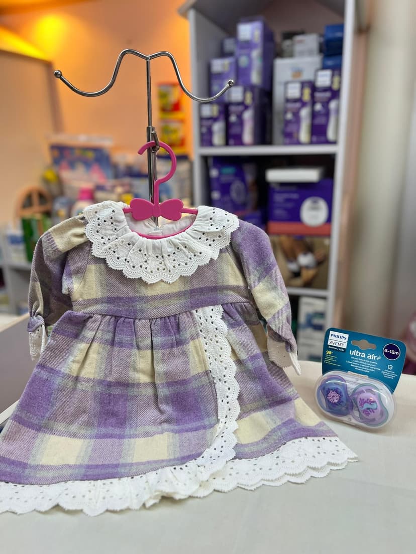 فستان كارويات موف وتوتي 12شهر