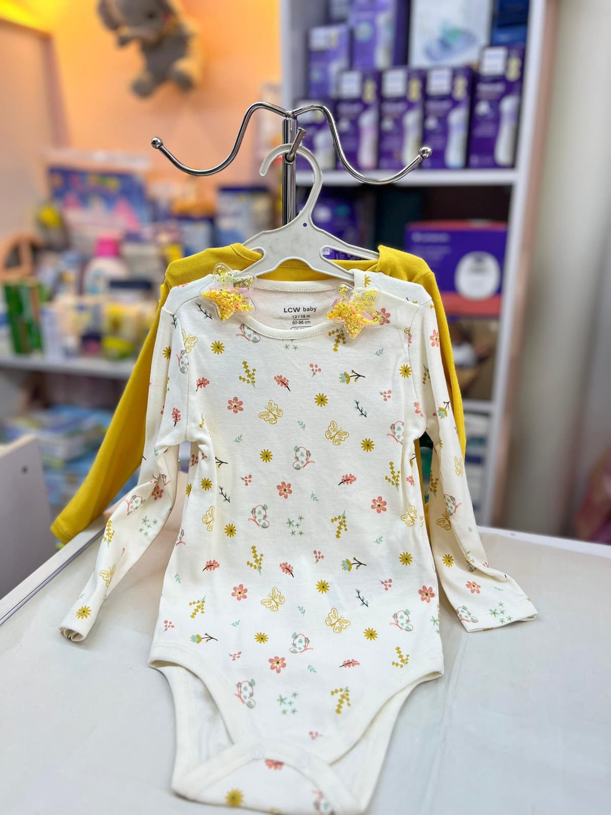 سيت بربتوزين بناتي سكري وردات وكموني 12-18شهور