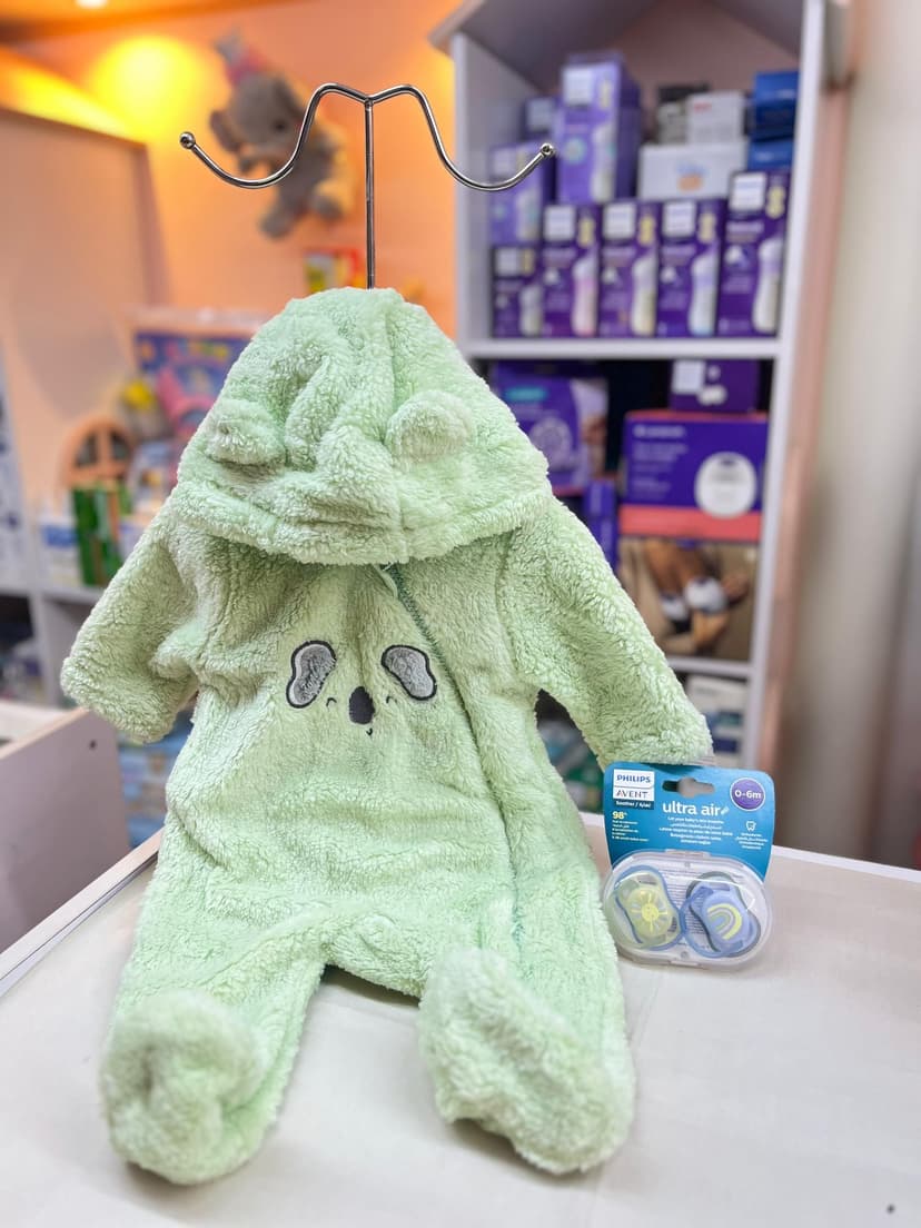 افرول صوف فستقي كوالا 1-3شهور