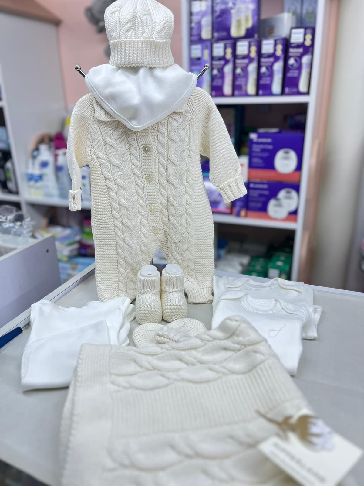 طقم نزلة سكري صوف 10قطع