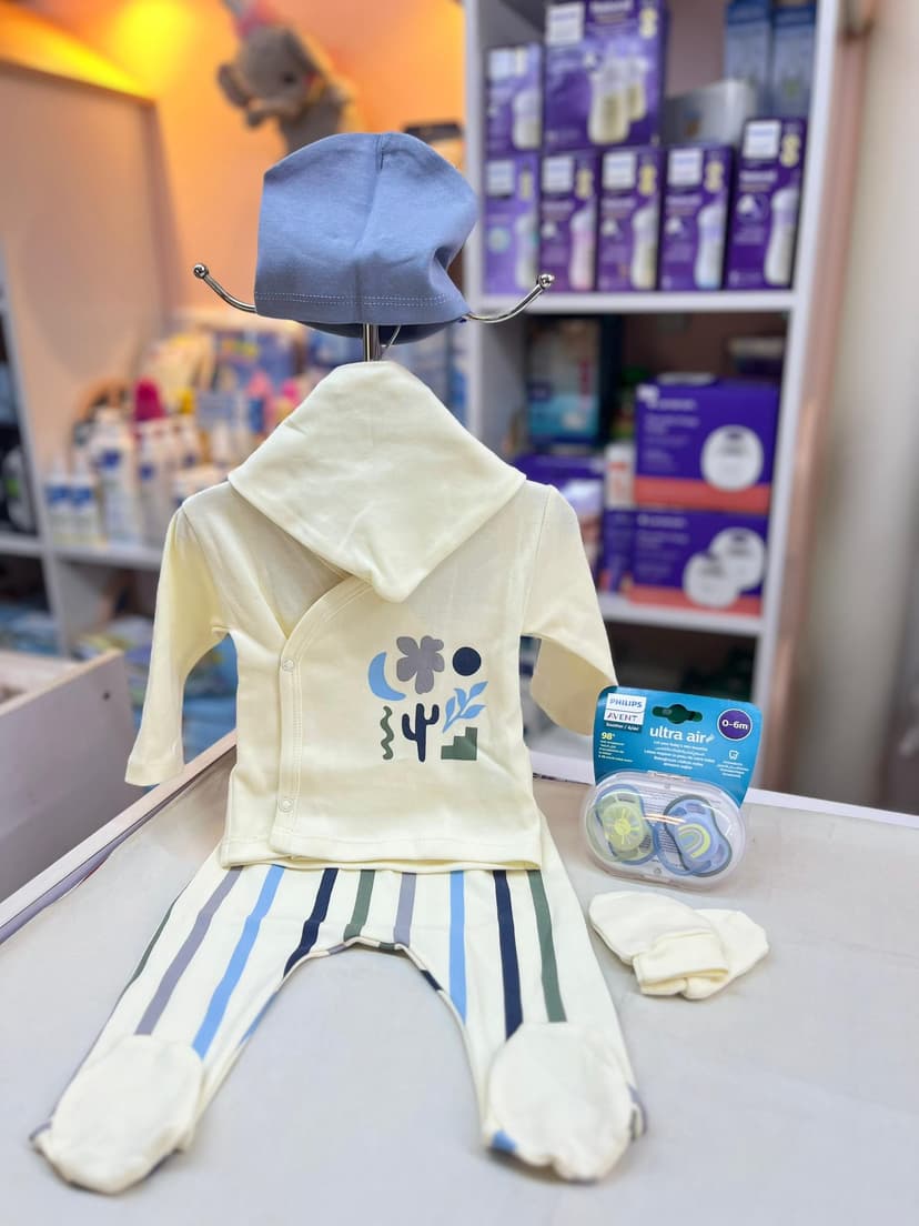 طقم سكري وكحلي كارويات5  قطع