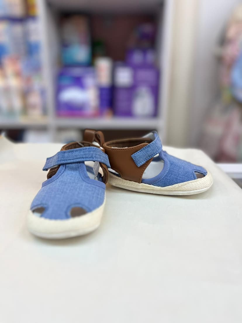 بوط صبياني بني وجينز 20