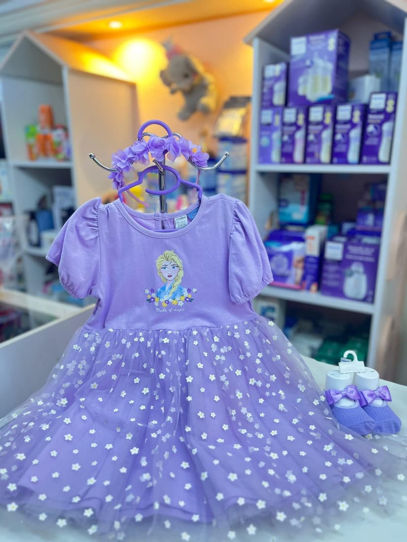 فستان موف تول فروزن 24-36شهر