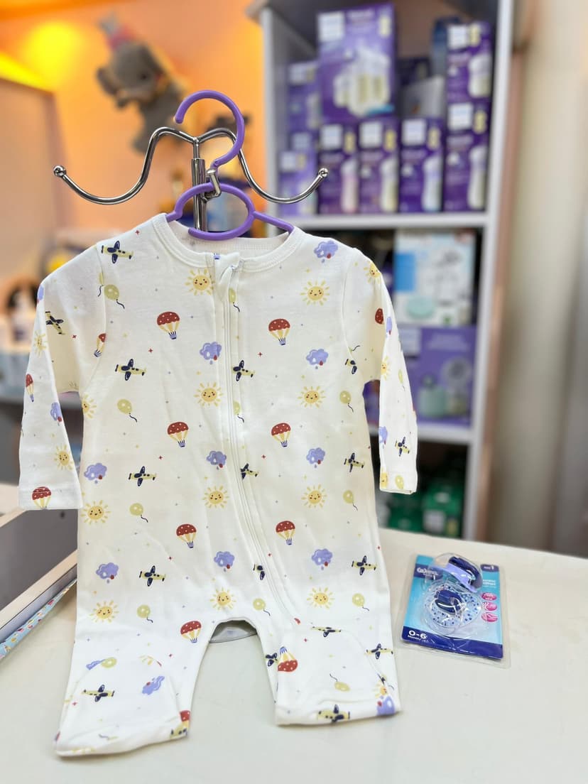 افرول ابيض منطاد وطيارات 3شهور