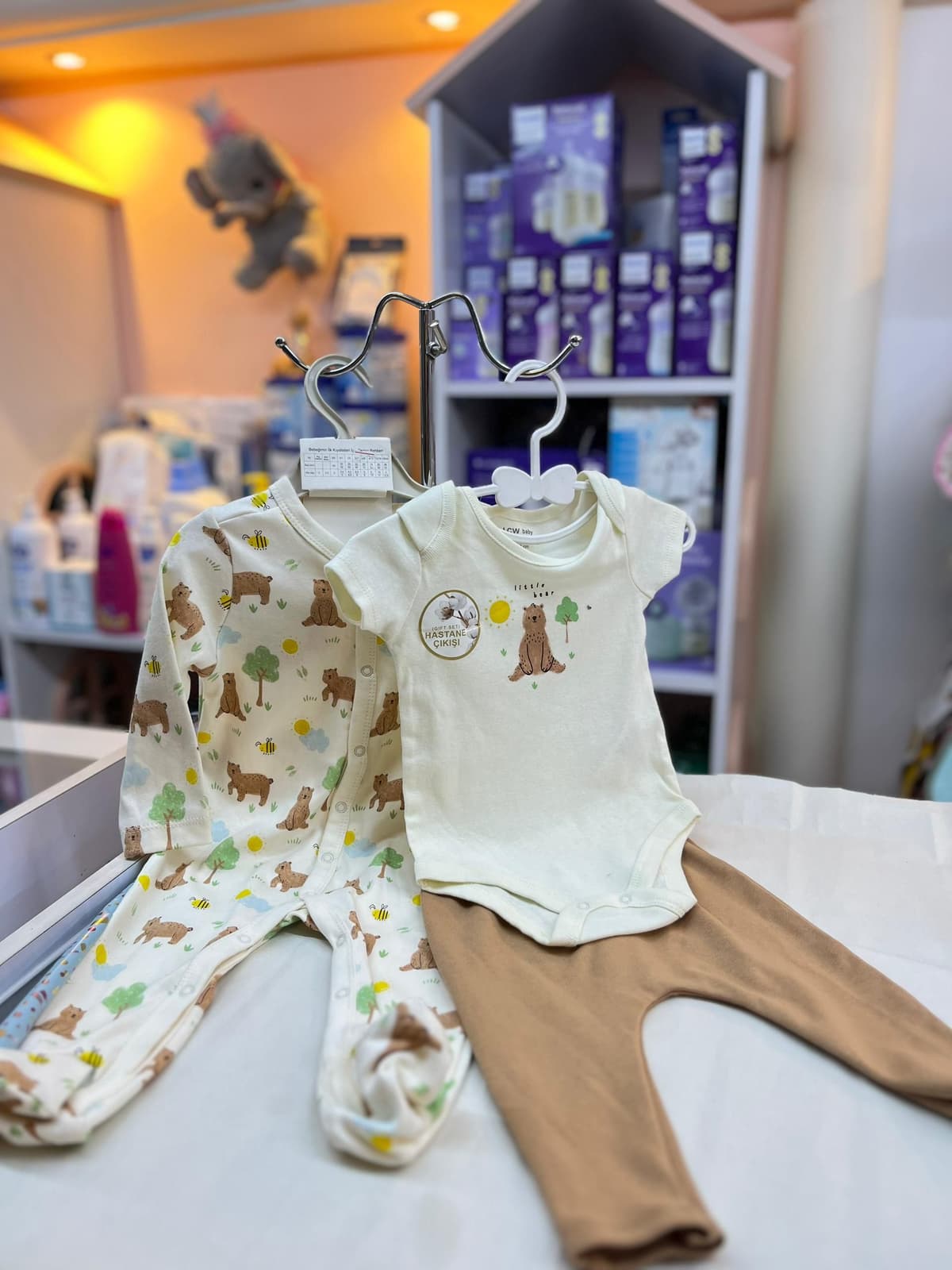 افرول مع سيت بني دبدوب 3-6شهور