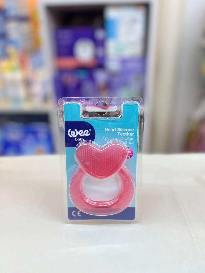 عضاضة سيليكون شكل قلب زهر 912