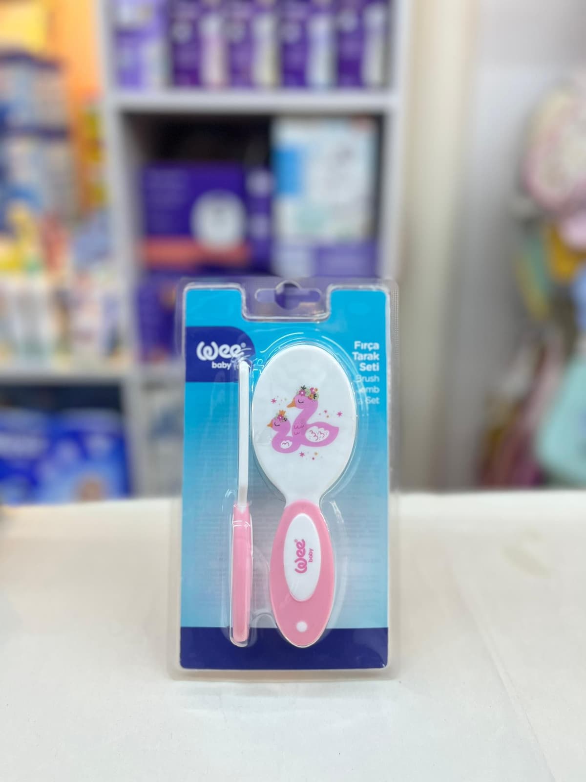 مجموعة فرشاة ومشط زهر 803