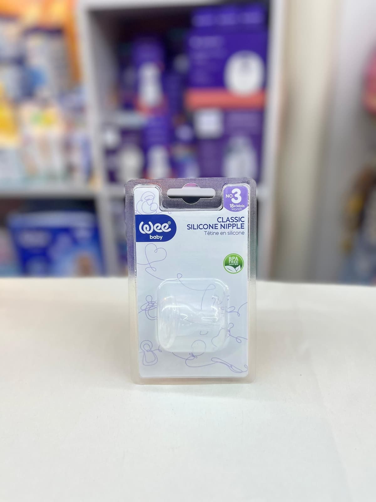 حلمة ببرونة وي بيبي رقم ٣ 822