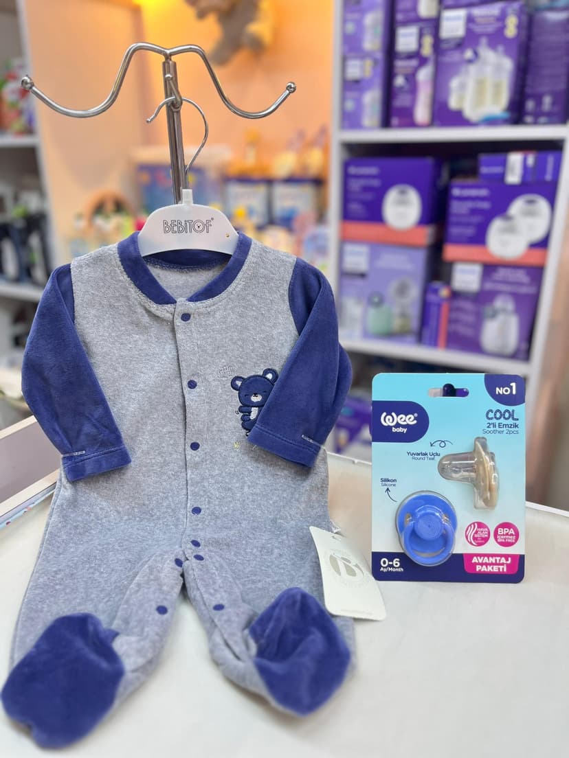 افرول ازرق ورمادي دبدوب مختلف 0-3شهور