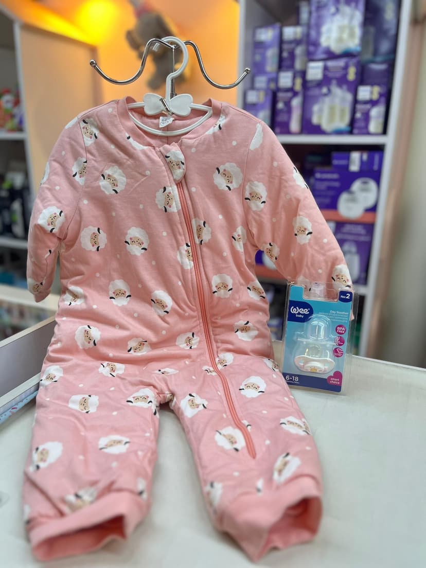 كيس نوم بناتي زهري خواريف 9-12شهر