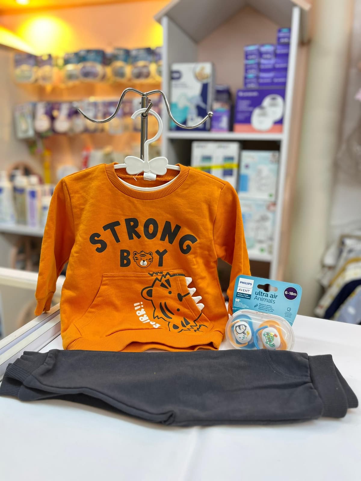 بجامة اورنج اسد 9-12شهر