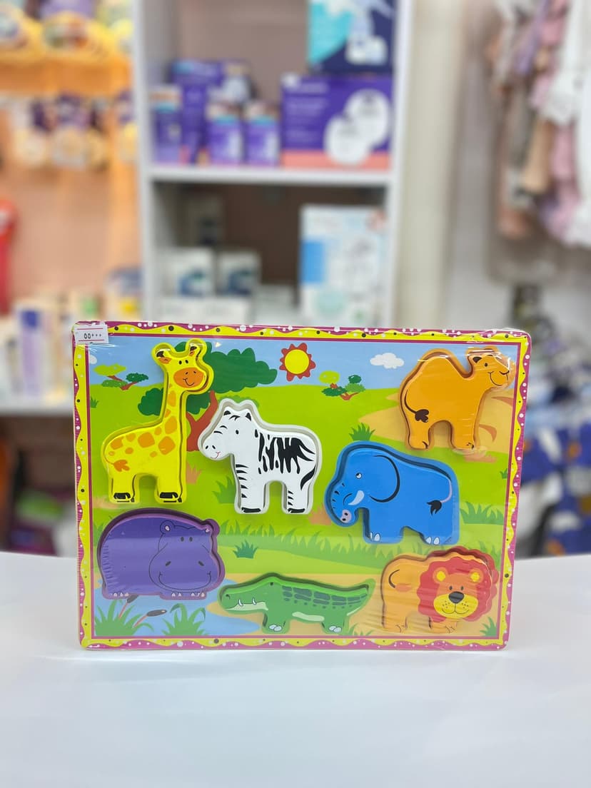 لعبة ثلاثية الابعاد تركيب حيوانات الغابة