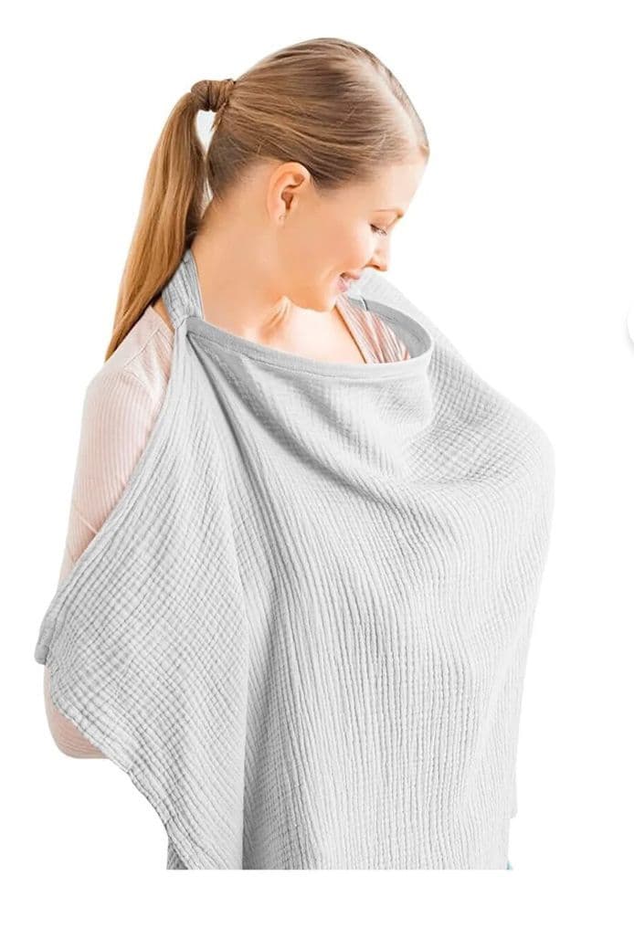 غطا رضاعة رمادي سادة