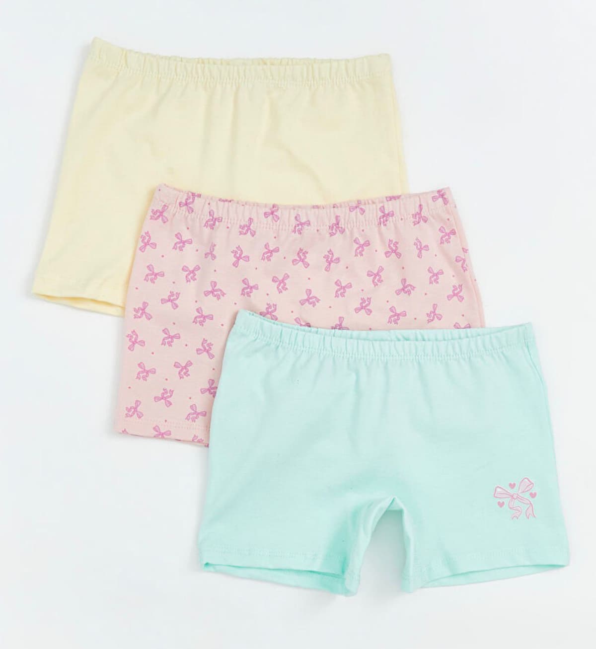  سيت داخلي بناتي اصفر زهر سماوي 2-3سنين 