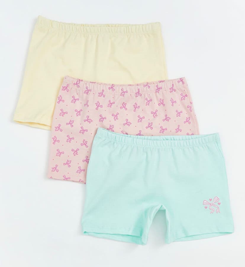  سيت داخلي بناتي اصفر زهر سماوي 2-3سنين 