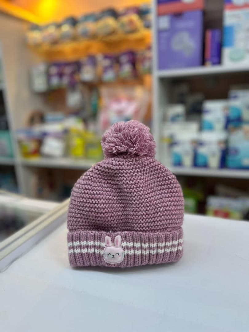 طاقية توتي ارنوبة 6-18شهر