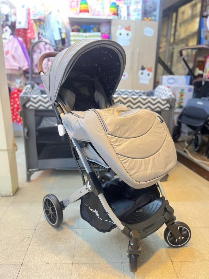 عرباية kidilo رمادي مع كوفر