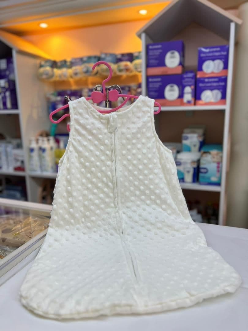 كيس نوم ابيض 0-6شهور