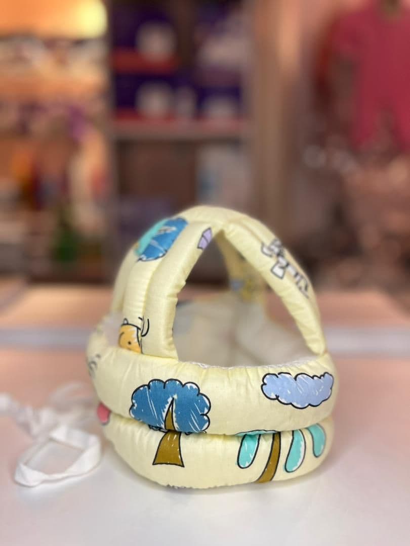 طاقية حماية الراس من الصدمات لون ابيض شاطىء