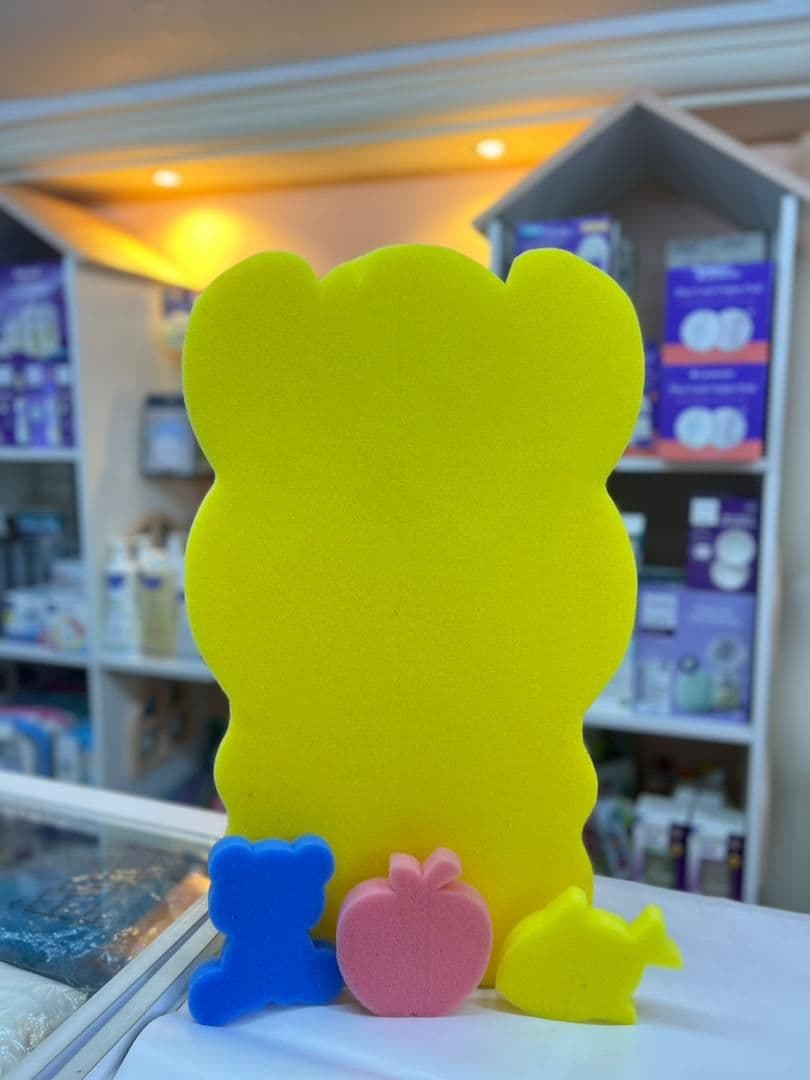 اسفنجة حمام اصفر