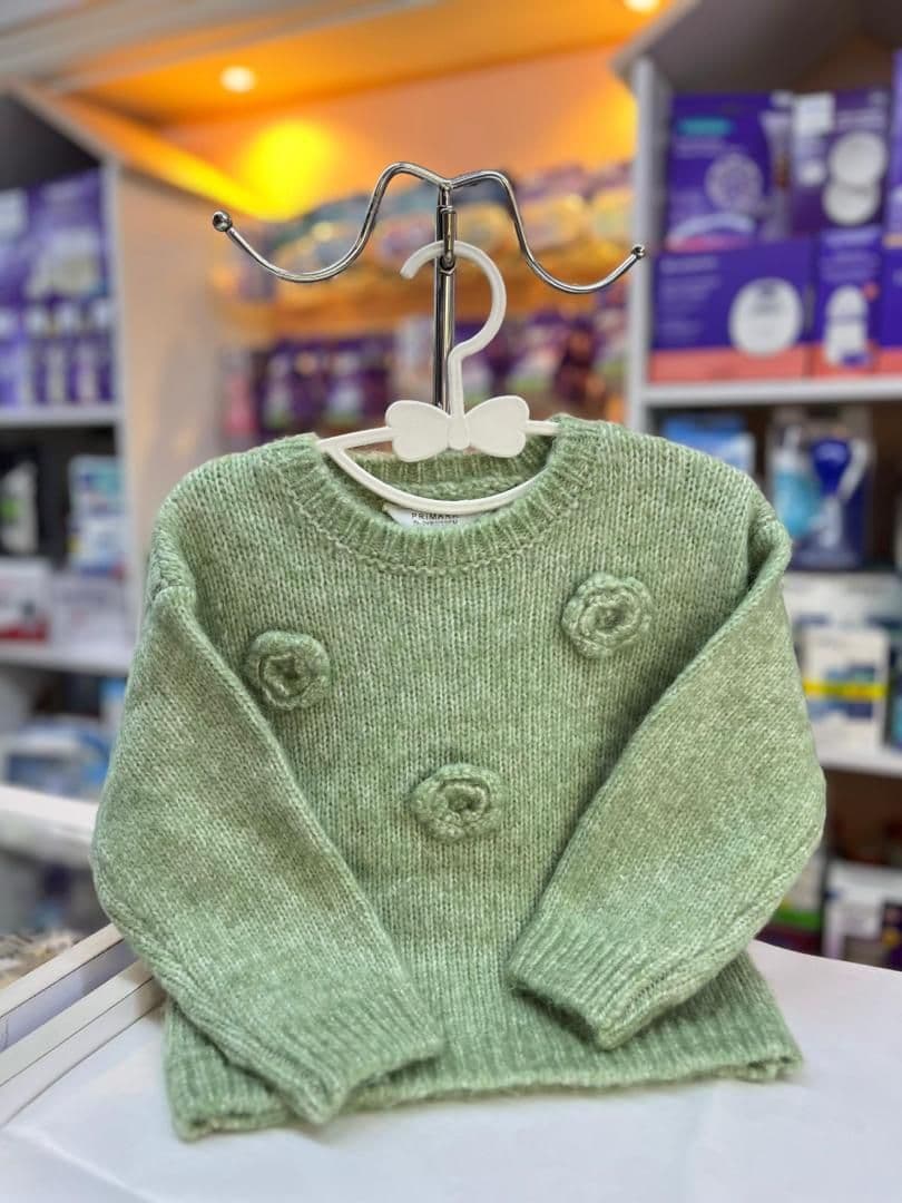 كنزة صوف خضيري 18-24شهر