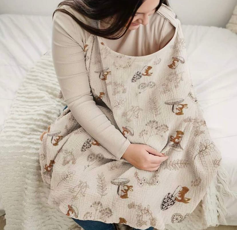 غطا رضاعة بيج رسمات 